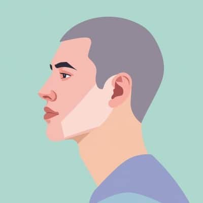 Profil de jeune homme