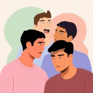 Je me sens à part dans la gang